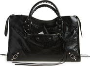 Balenciaga Medium Le City Arena Leather Satchel