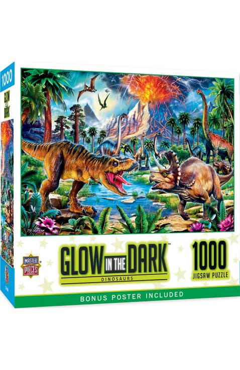 Glow in the Dark Dinosaurs 1000pc Puzzle