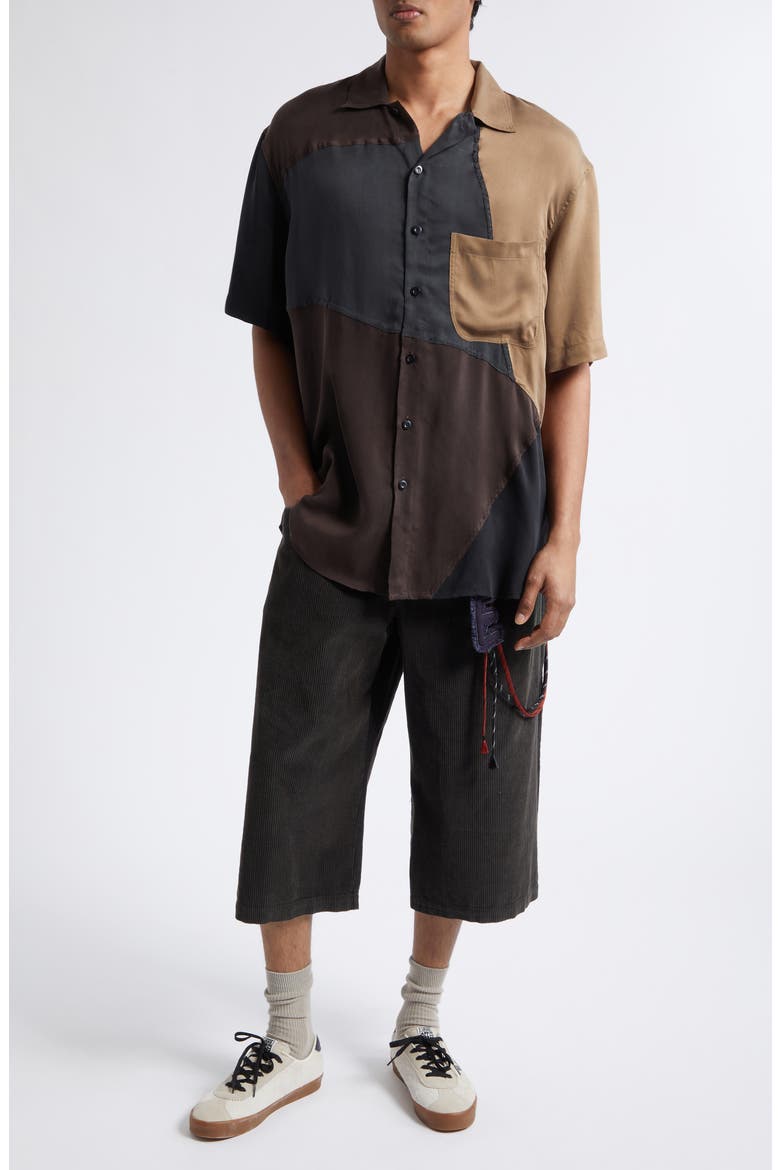 Long Corduroy Shorts, Alternate, color, PETROL FADE OUT