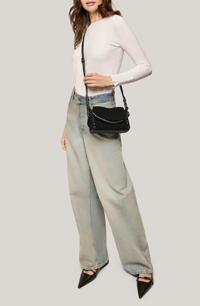 AIMEE Mini Zen Leather Crossbody Bag, Alternate, color,