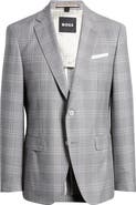 BOSS Hutson Plaid Virgin Wool Sport Coat