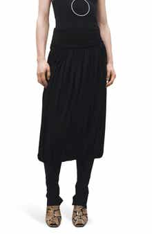 MANGO Bubble Hem Midi Skirt