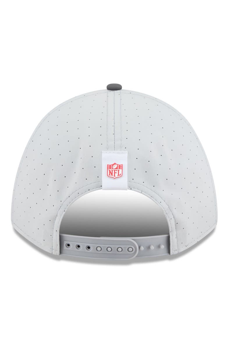 New Era Men's New Era Gray/Graphite San Francisco 49ers 2025 NFL Training Camp A-Frame 9FORTY Adjustable Hat, Alternate, color, Gray