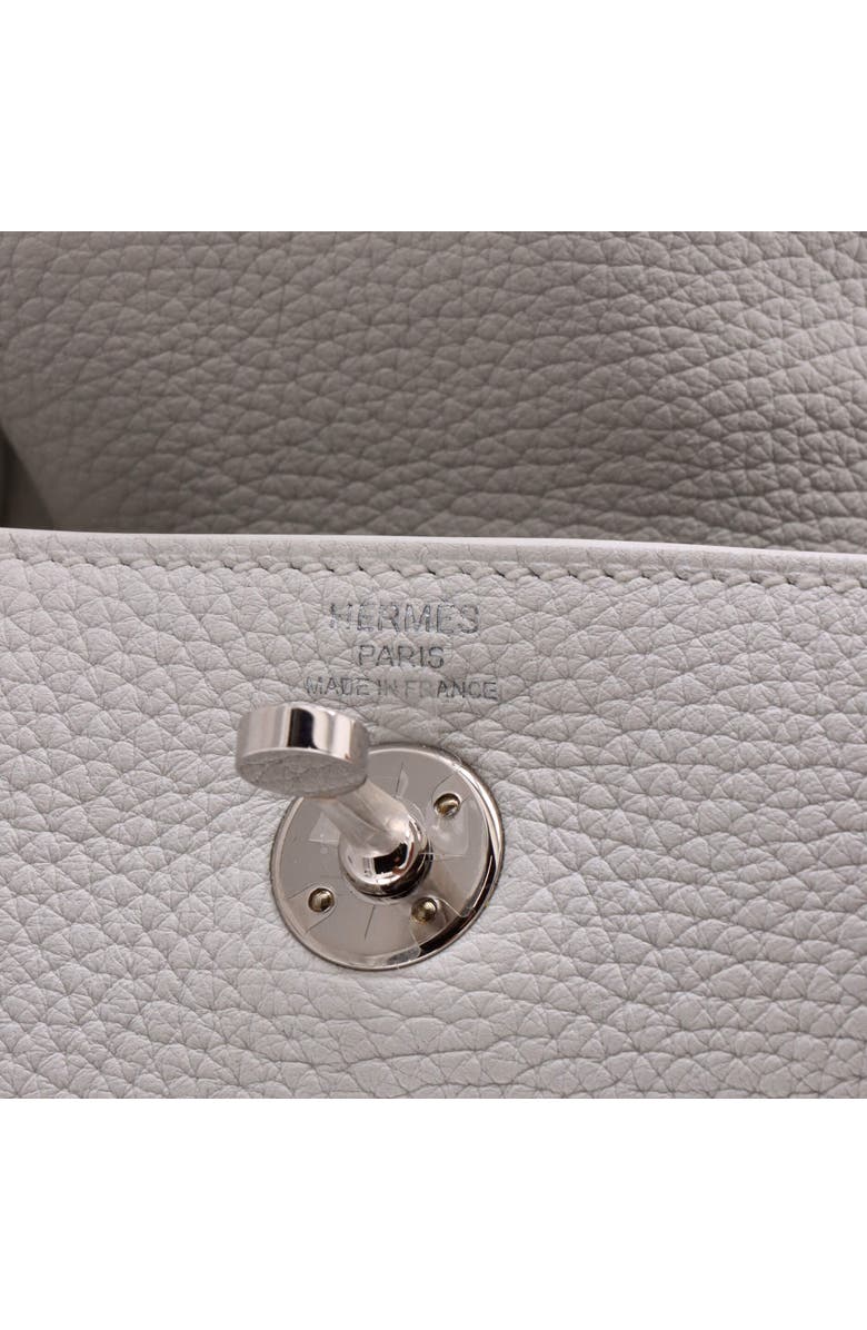 Pre-Owned Hermes Lindy Bag Clemence Mini, Alternate, color, New White