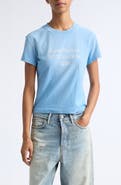 Acne Studios Etza U 1996 Strayed Logo Cotton & Hemp Graphic T-Shirt