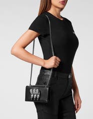 PHILIPP PLEIN Small Leather Shoulder Bag Women