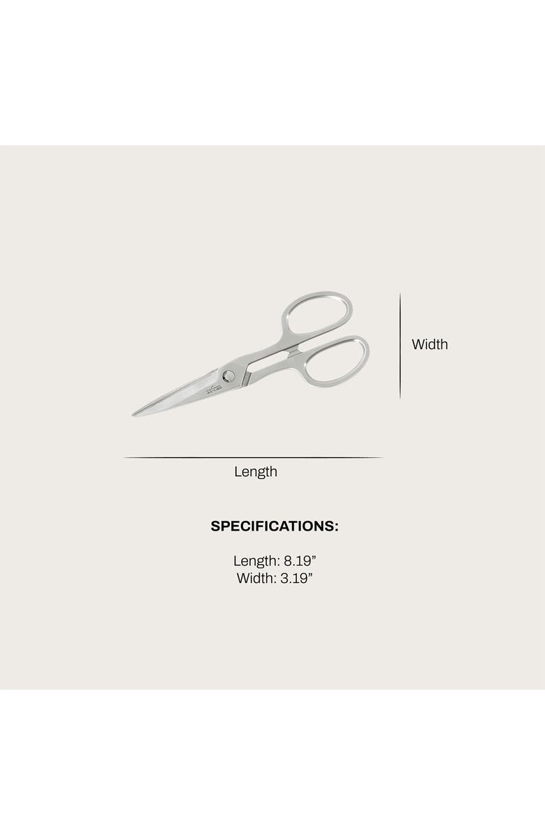 All-Clad German Stainless Steel Kitchen Shears, Alternate, color, Silver