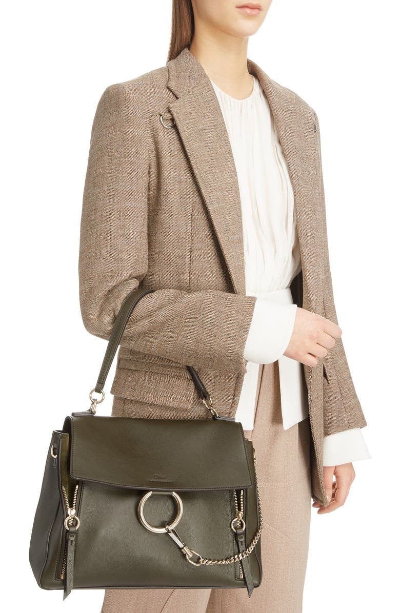 Chloé Medium Faye Leather Shoulder Bag, Alternate, color,