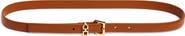 FERRAGAMO Gancio Keeper Leather Belt