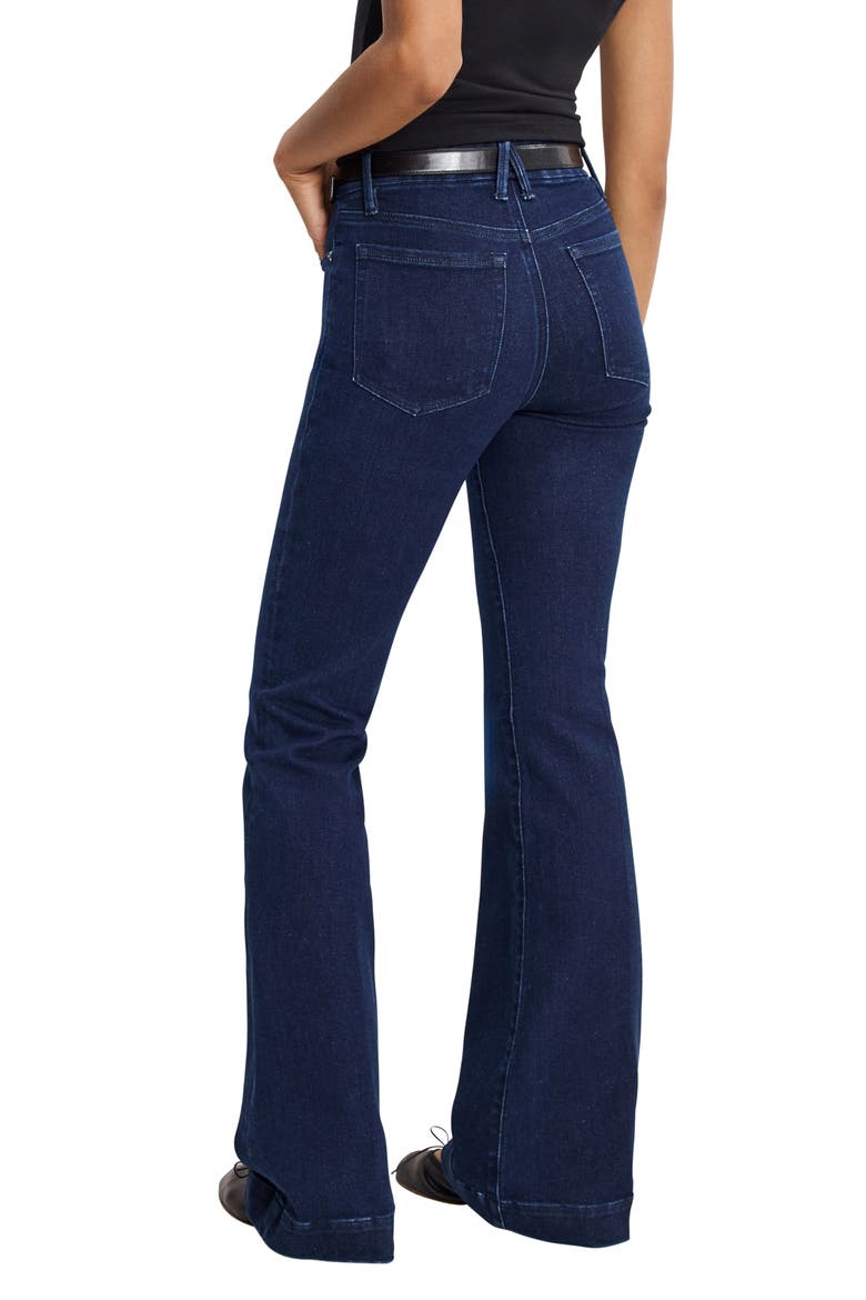 Good Legs High Waist Flare Jeans, Alternate, color, INDIGO1150