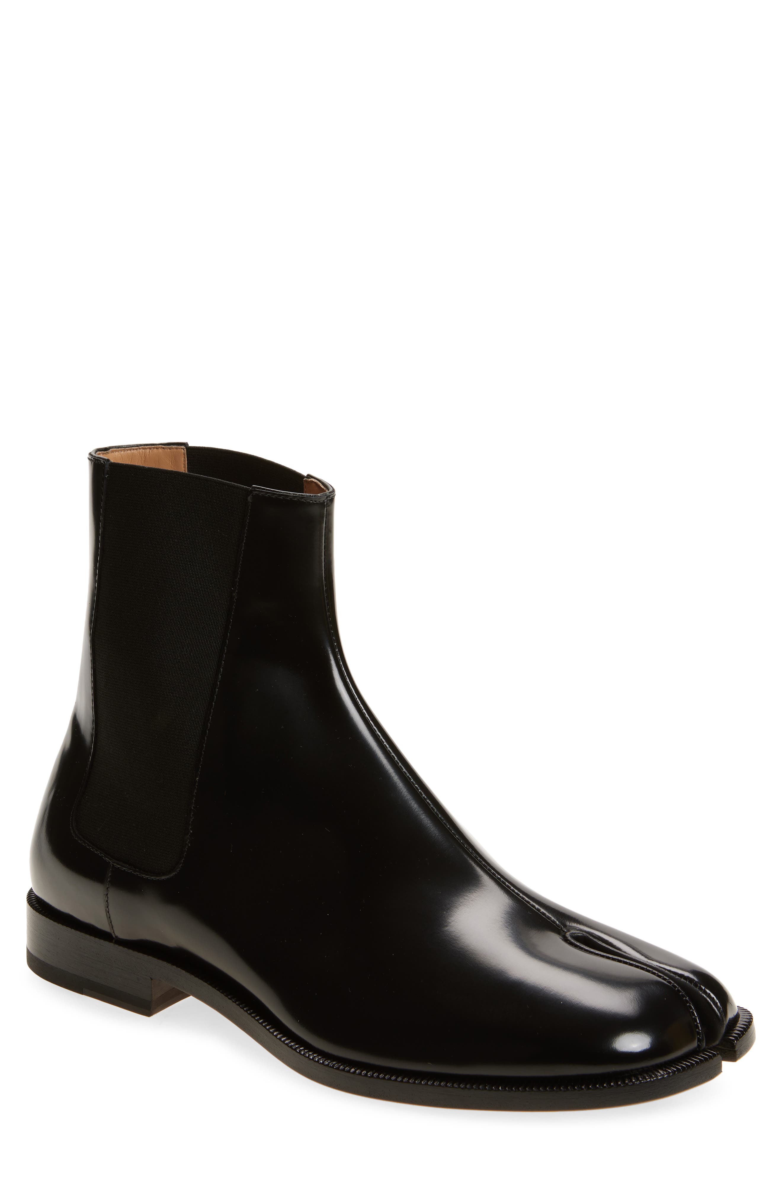 Maison Margiela Tabi Chelsea Boot, Main, color, Black