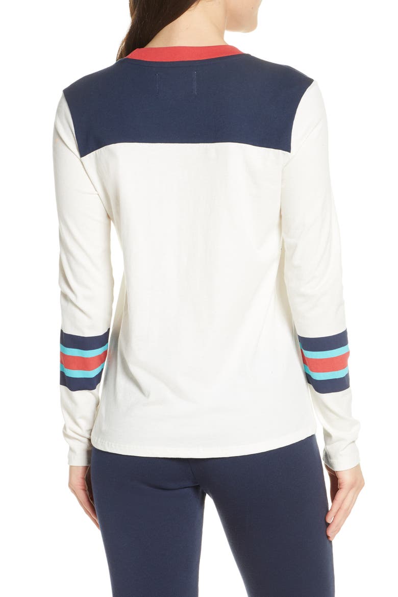 Colorblock Crewneck Pullover, Alternate, color, D WHITE