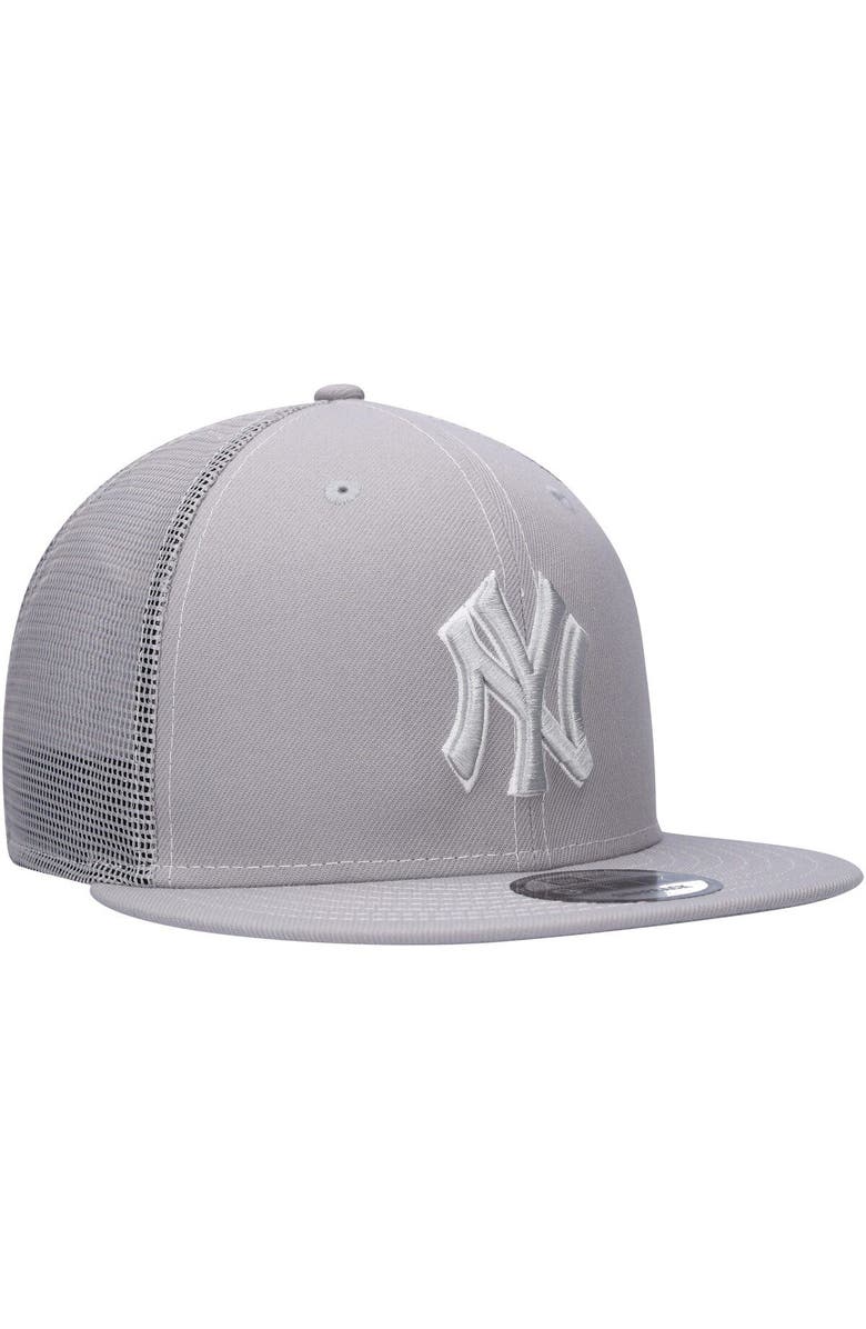 New Era Men's New Era  Gray New York Yankees 2023 On-Field Batting Practice 9FIFTY Snapback Hat, Alternate, color, 