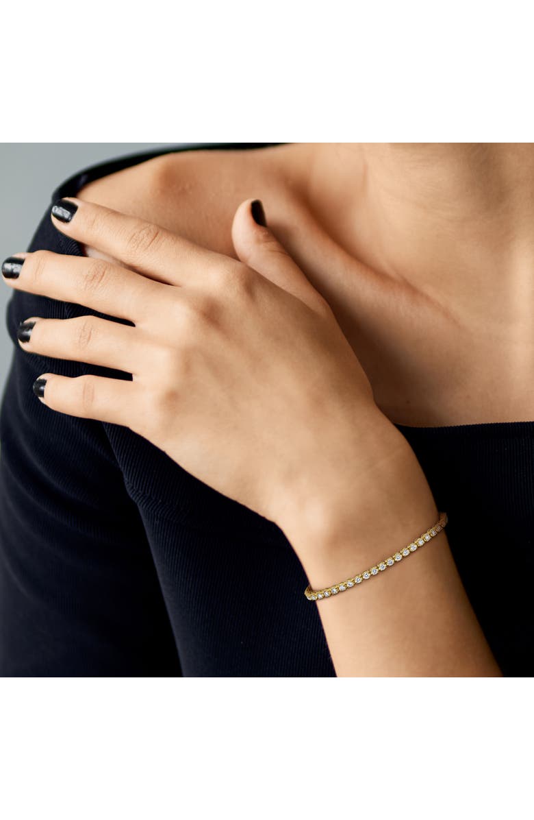 Julianna B. 2 1/2ct. t.w. Lab-Grown Diamond Tennis Bracelet 14k, Alternate, color, Yellow Gold