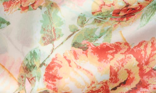 Vince Camuto Botanical Satin Square Scarf In Multi