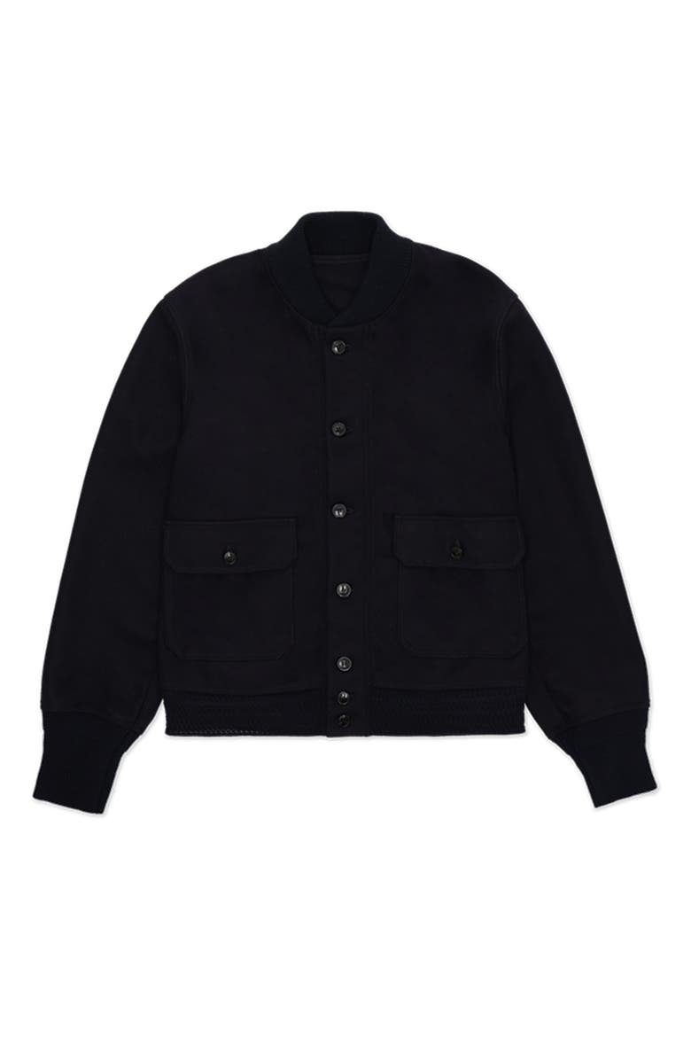 Cruiser Wool Bomber Jacket, Main, color, Blue
