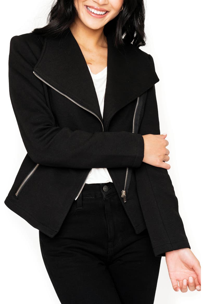 Moto Jacket, Main, color, BLACK