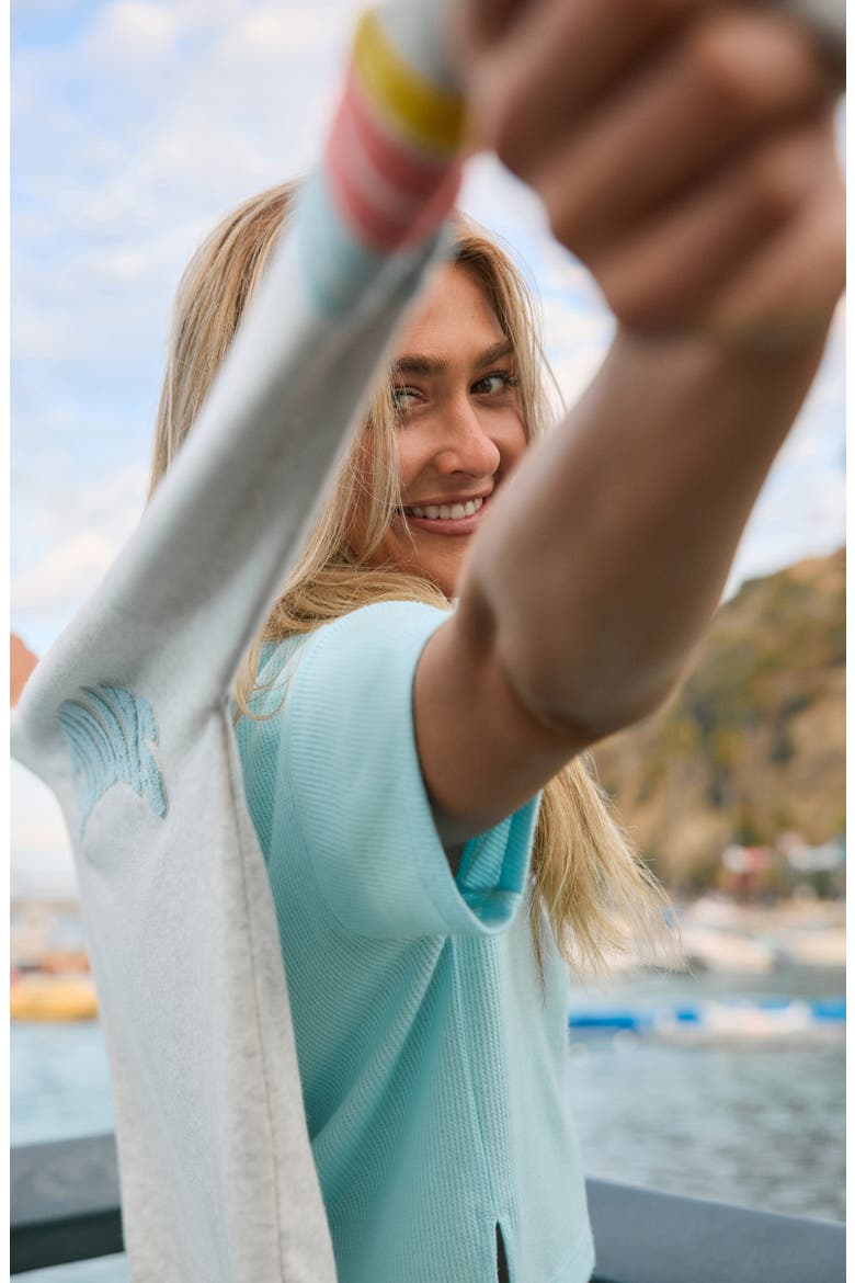 Sunday Funday Pajama Sweatshirt, Alternate, color, H CLOUD