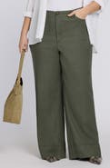 NYDJ Linen Blend Wide Leg Pants