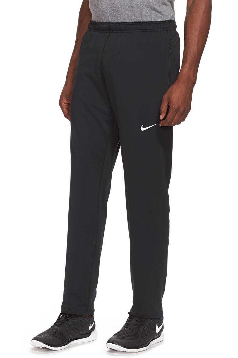 'Y20' Tapered Fit Dri-FIT Running Stretch Pants, Main, color, BLACK/ REFLECTIVE SILVER