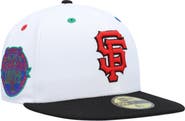 New Era Men's New Era White/Black San Francisco Giants 1984 MLB All-Star Game Primary Eye 59FIFTY Fitted Hat
