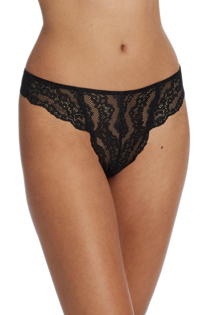 Skarlett Blue Impress Thong, Main, color, Black