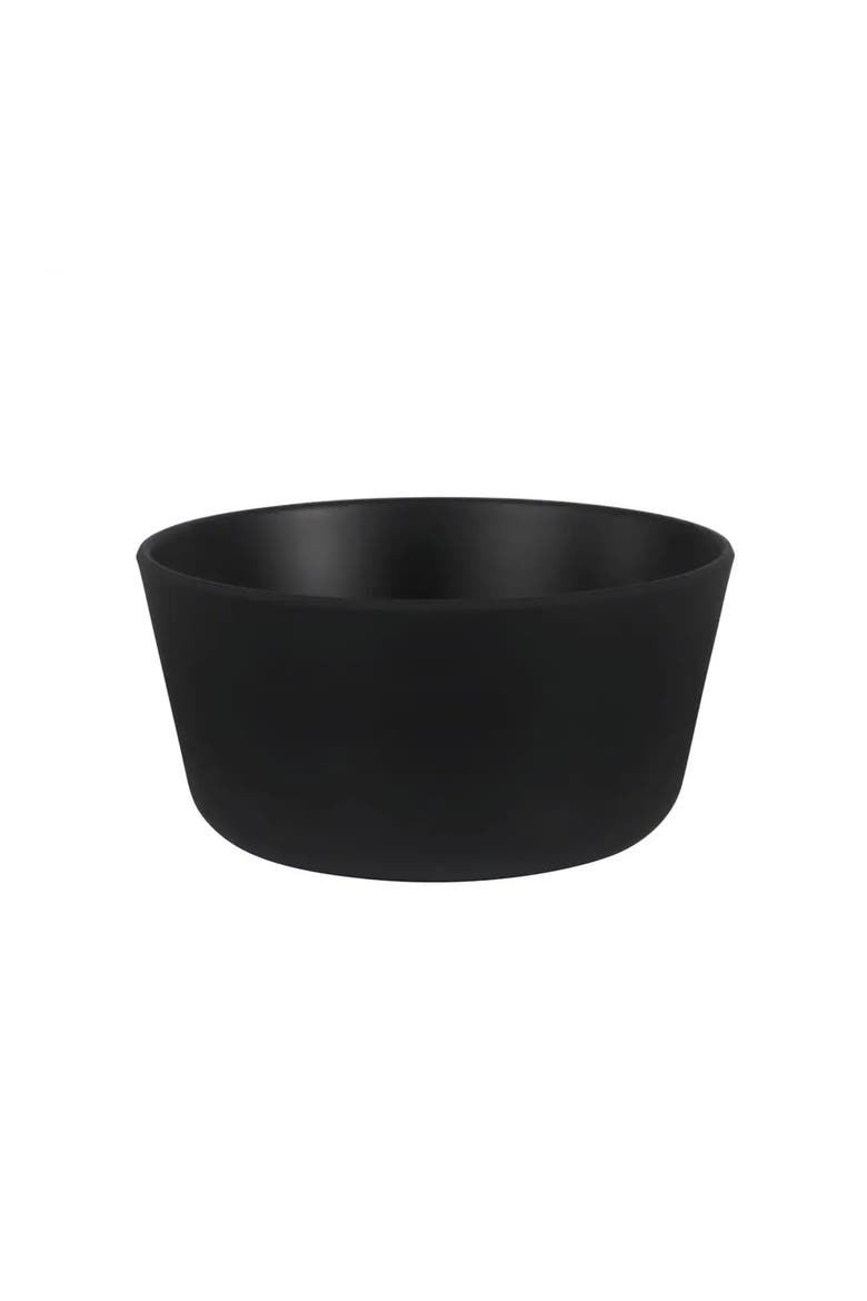 Fairhope 12 Piece Melamine Round Dinnerware Set, Alternate, color, Black