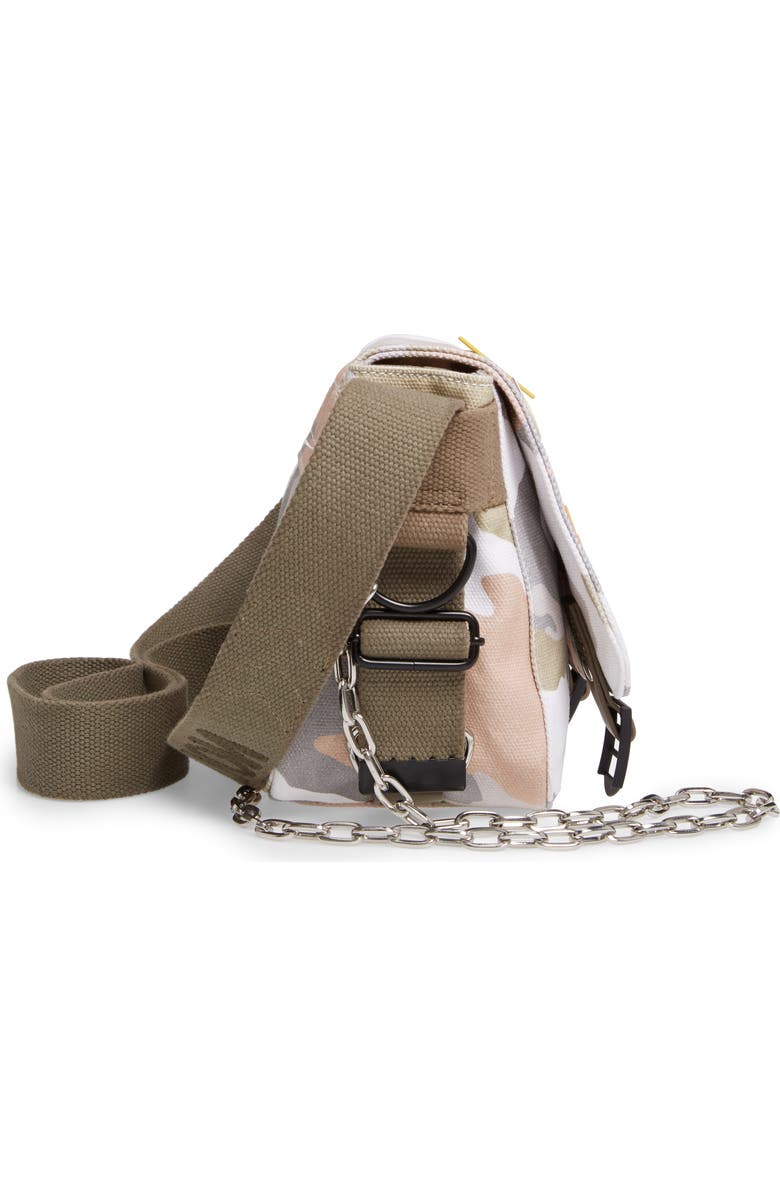 Zadig & Voltaire Ready Made Camo Canvas Messenger Bag, Alternate, color,