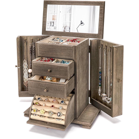Tabletop Jewelry Armoire