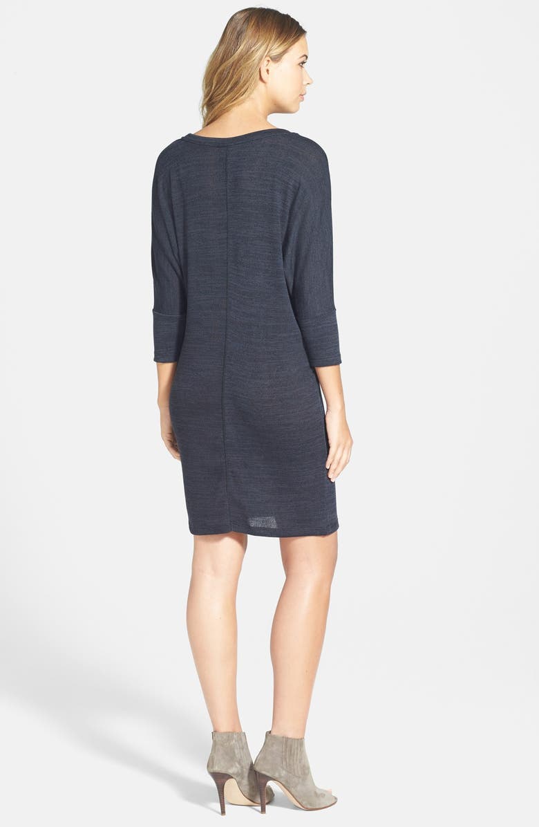 Bobeau Three Quarter Dolman Sleeve Sweater Dress, Alternate, color,