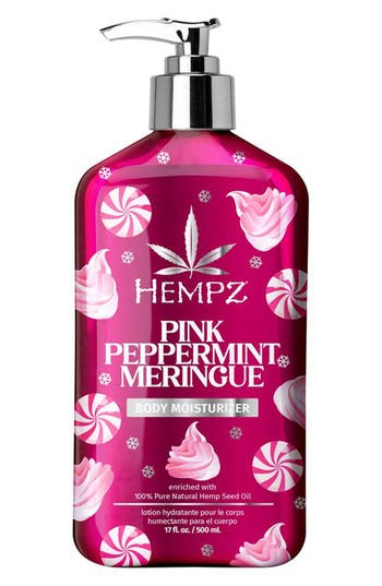 Hempz Pink Peppermint Meringue Body Moisturizer In Transparent