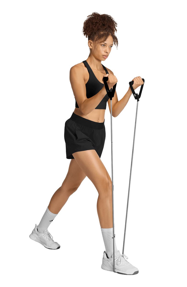 adidas Pacer Workout Flex Woven Shorts, Alternate, color, Black