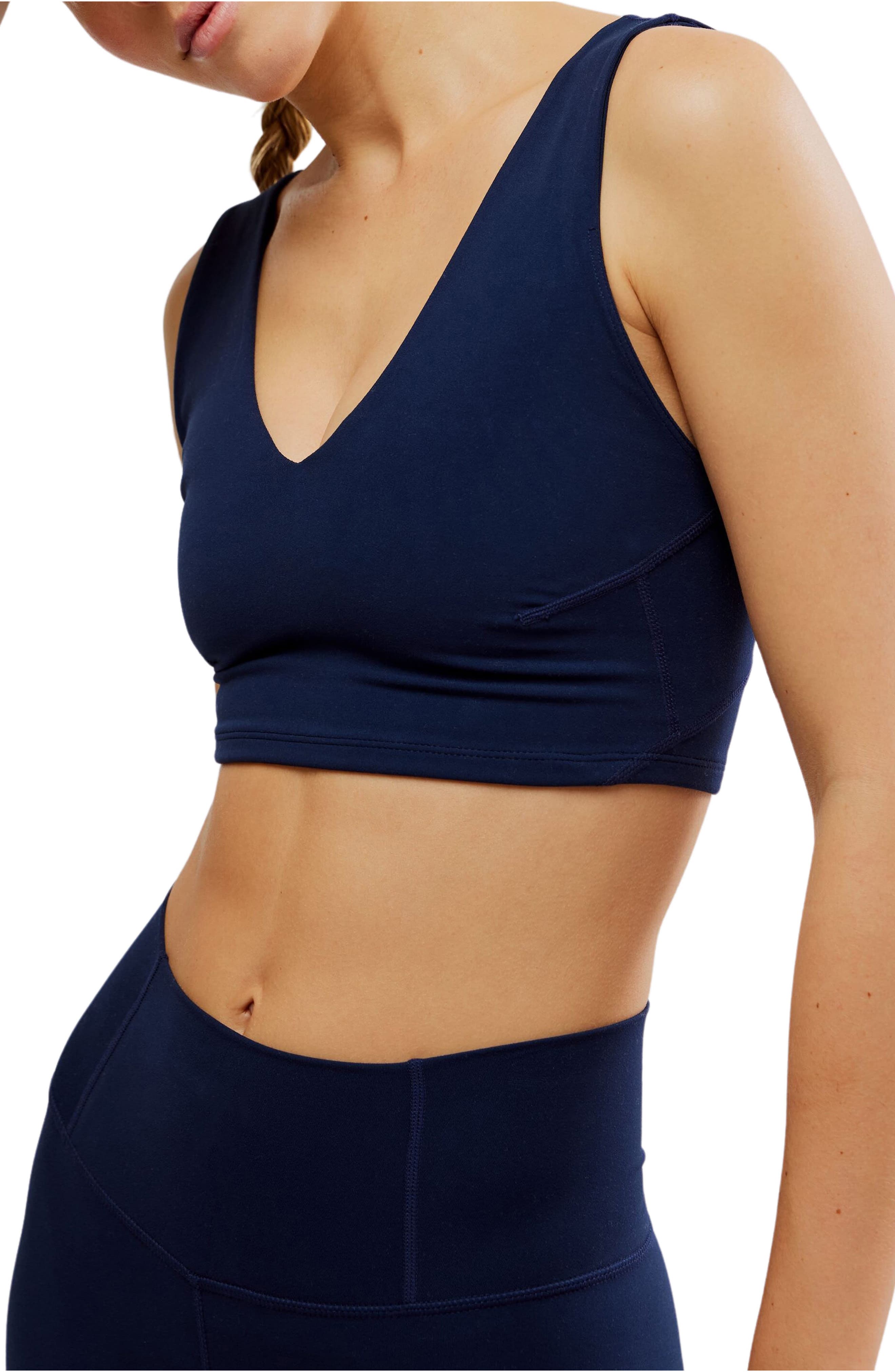 Free People FP Movement Never Better Crop V-Neck Tank
