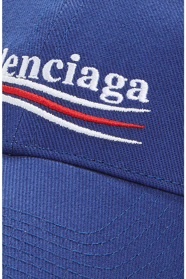Political Embroidered Logo Baseball Cap, Alternate, color, SAPPHIRE/ WHITE