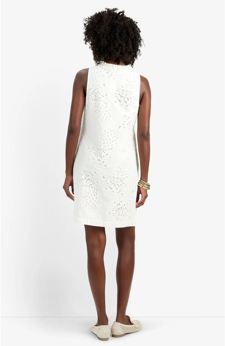 Trina Turk Amala Cotton Eyelet Dress, Alternate, color, Whitewash