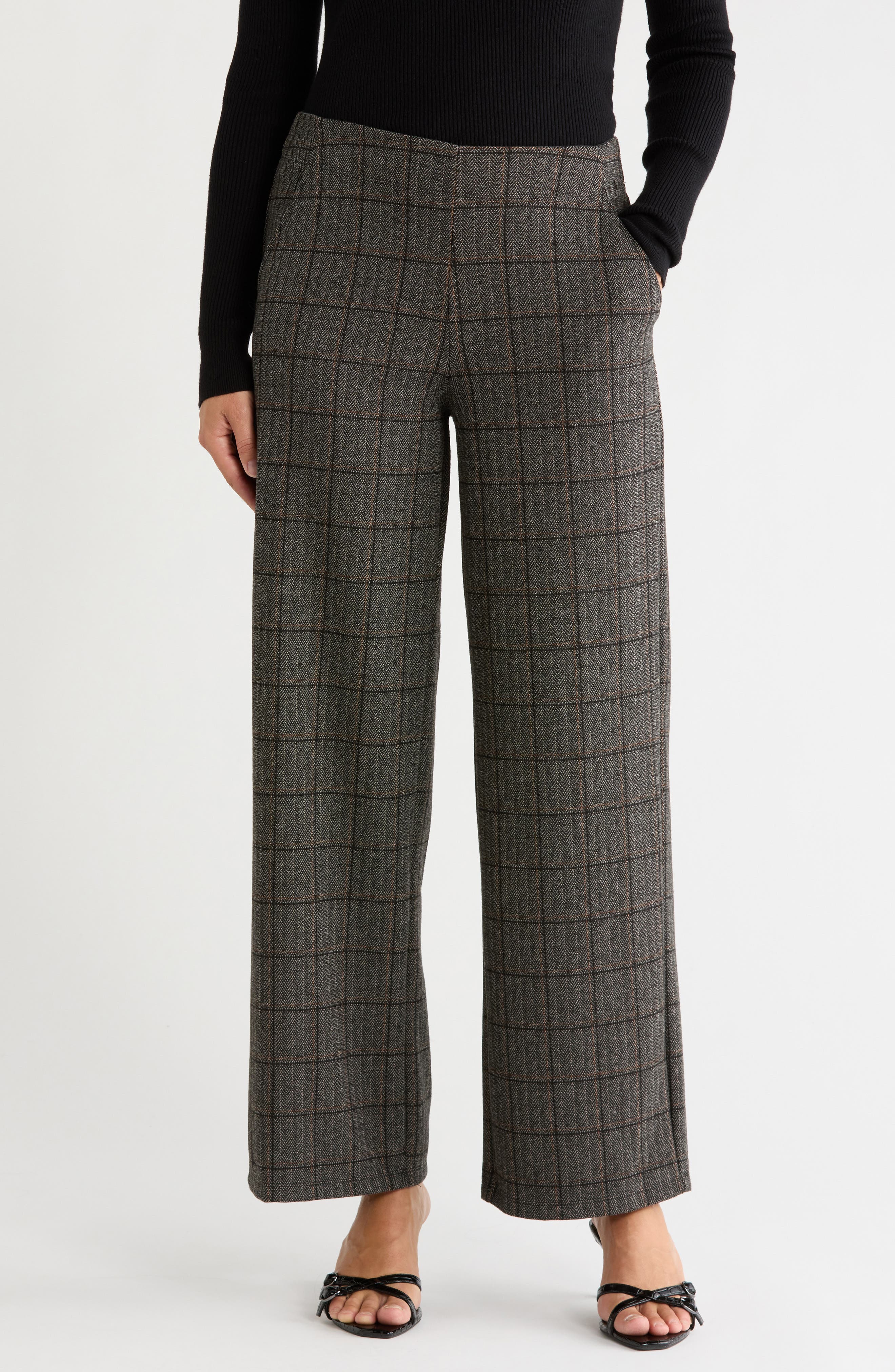 MAX STUDIO Double Knit Wide Leg Pants