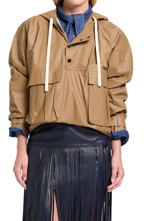 Rain Check Water Repellent Hooded Anorak