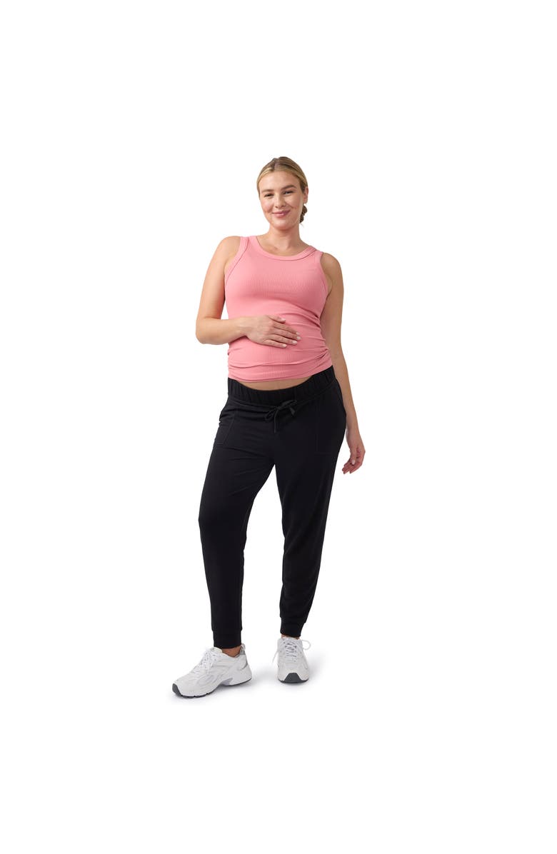 Ingrid & Isabel Knit Jogger Bundle, Alternate, color, Black/Stone