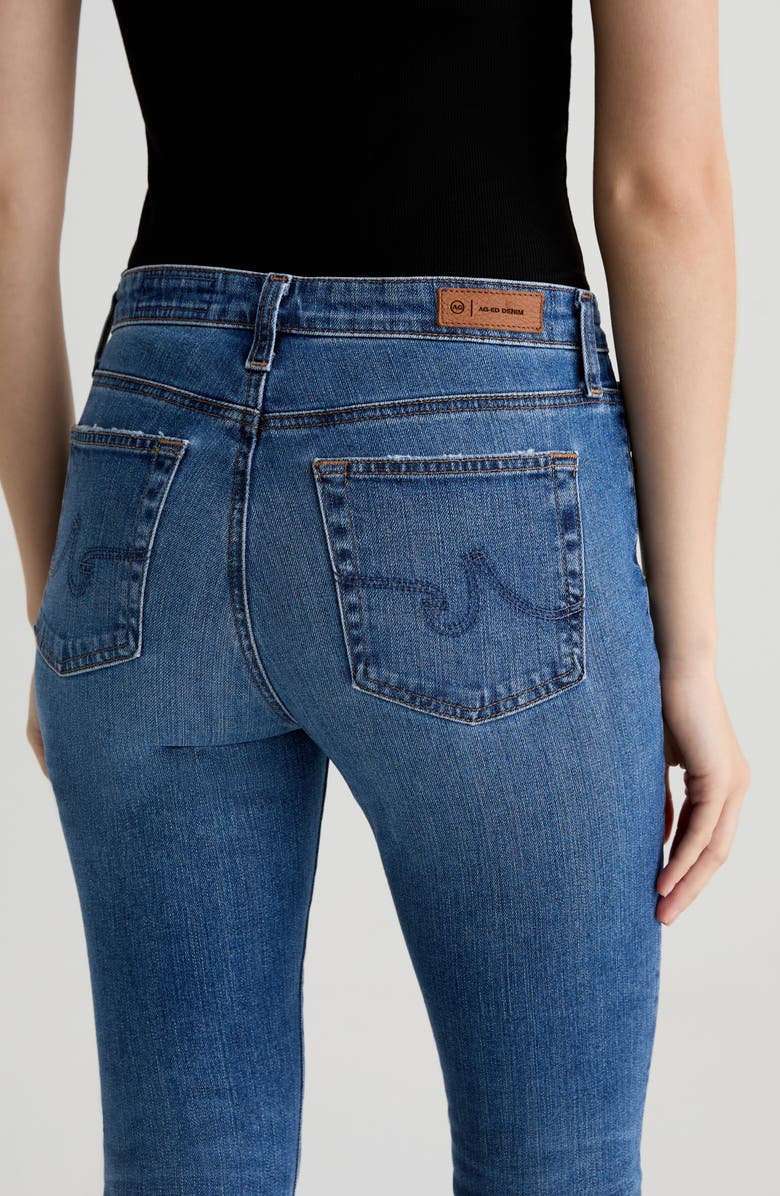 AG Farrah Raw Hem Mid Rise Bootcut Jeans, Alternate, color, 15 Years Prague