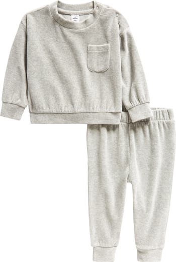 Velour Top & Joggers Set