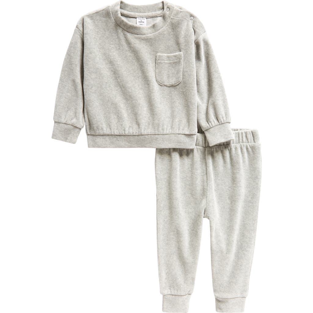 Nordstrom Velour Top & Joggers Set