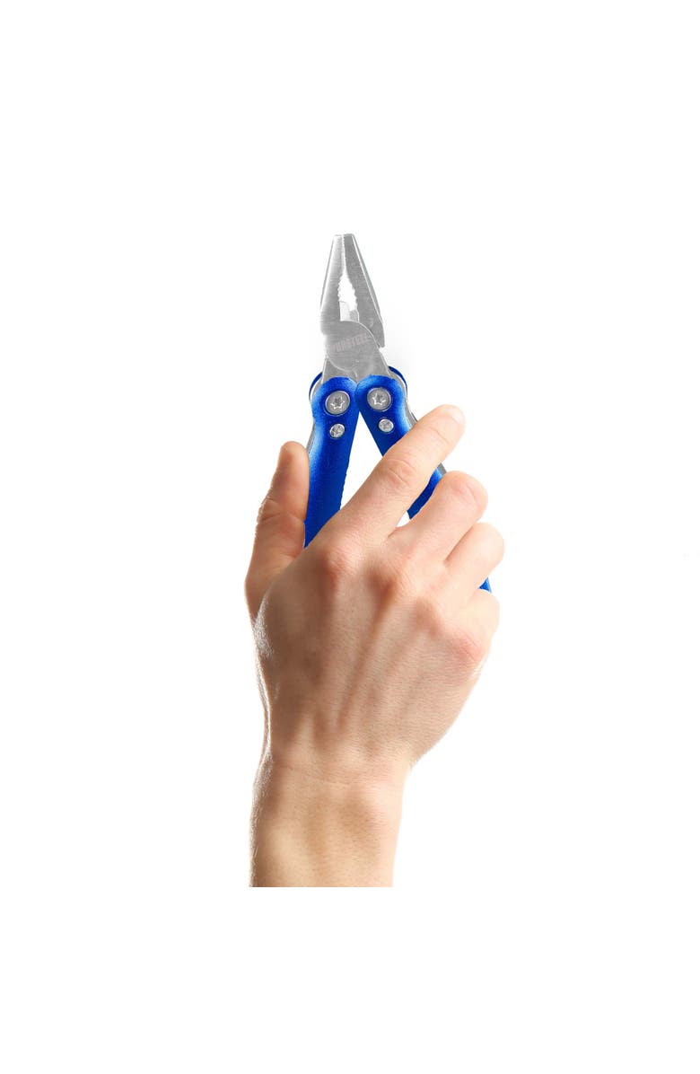 PURSONIC 11-in-1 Multifunction Tool Survival Essentials Bundle The Ultimate Compact Kit for DIY Outdoor and Everyday Use, Alternate, color, Blue