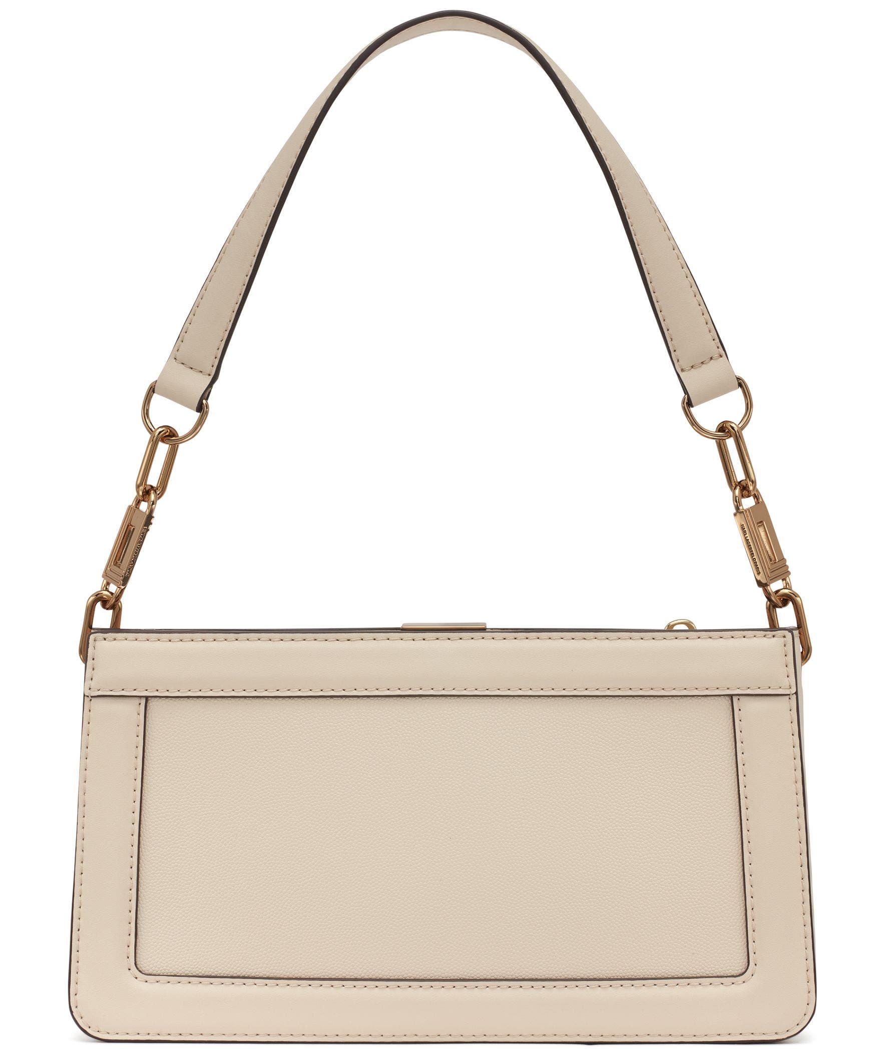 KARL LAGERFELD PARIS Ivette Shoulder, Alternate, color, Brie