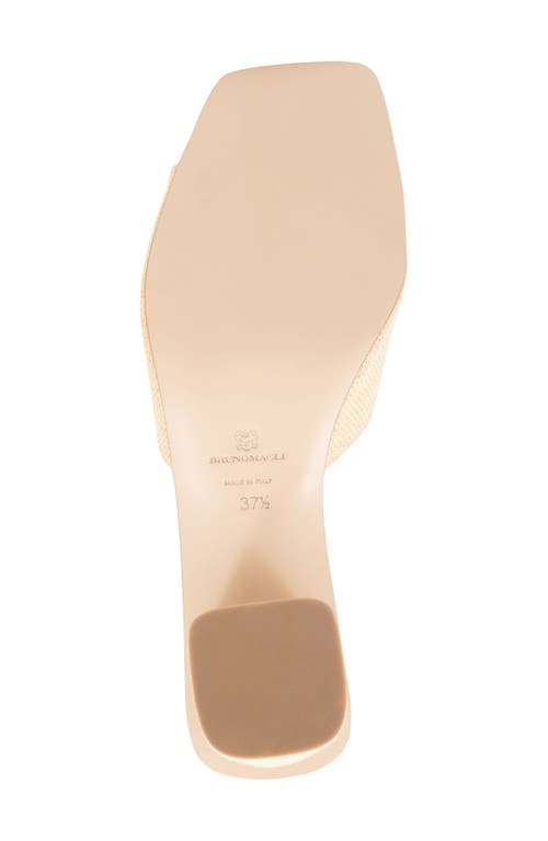 Bruno Magli Alessandra Sandal In Tan Linen
