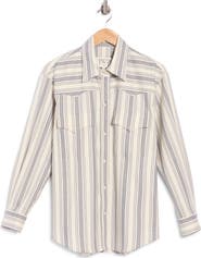TWP Dutton Striped Button-Up Shirt