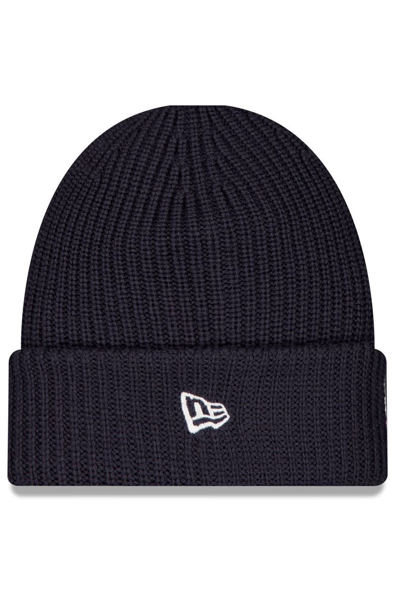 New Era Men's New Era Charcoal Buffalo Bills 2025 Sideline Cold Weather Cuffed Knit Hat, Alternate, color, Charcoal