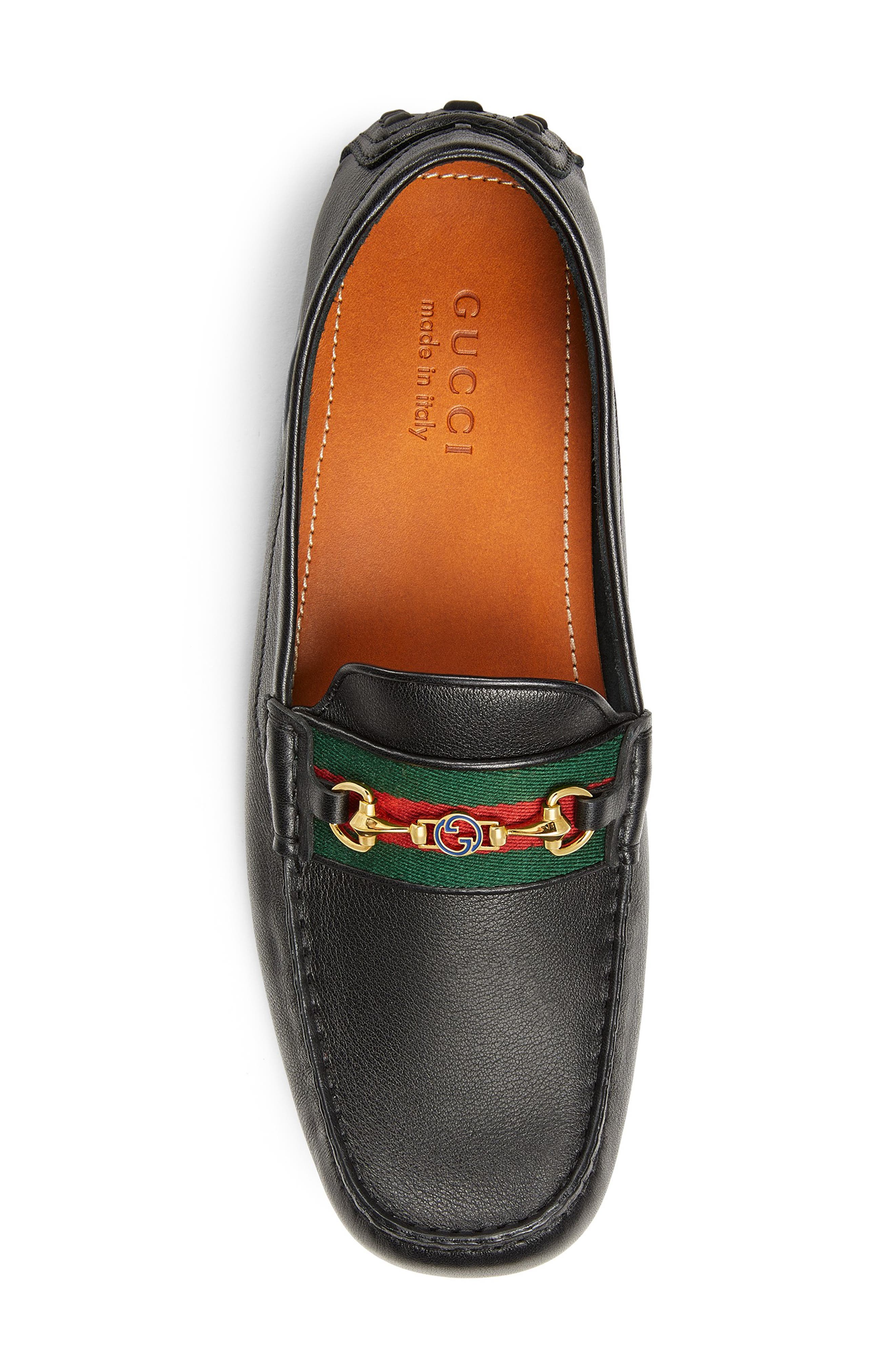 Gucci Ayrton Horsebit Web Driving Loafer, Alternate, color, 