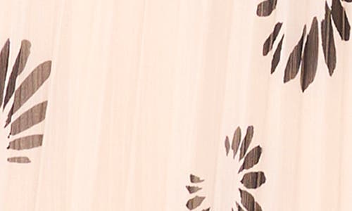 Halogenr Halogen(r) Daisy Print Sleeveless Pleated Maxi Dress