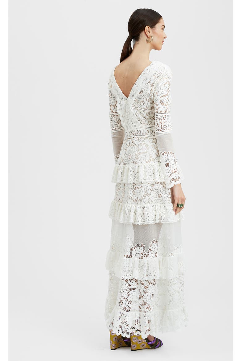 Footloose Lacey Dress, Alternate, color, Solid White