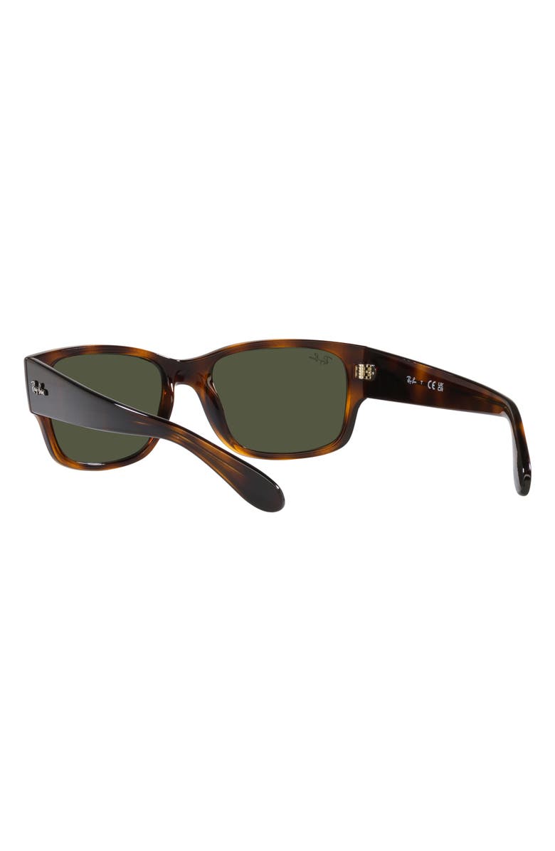 Ray-Ban 55mm Pillow Sunglasses, Alternate, color, Havana